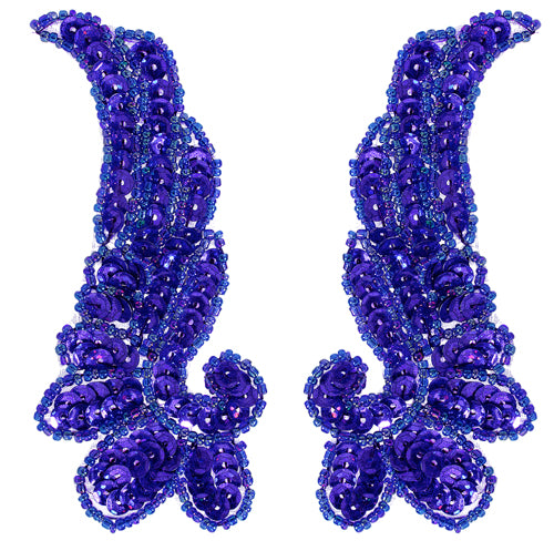 Beaded Wing Appliqué Motif – 13x5.5cm (2pcs) Sequin Embellishment