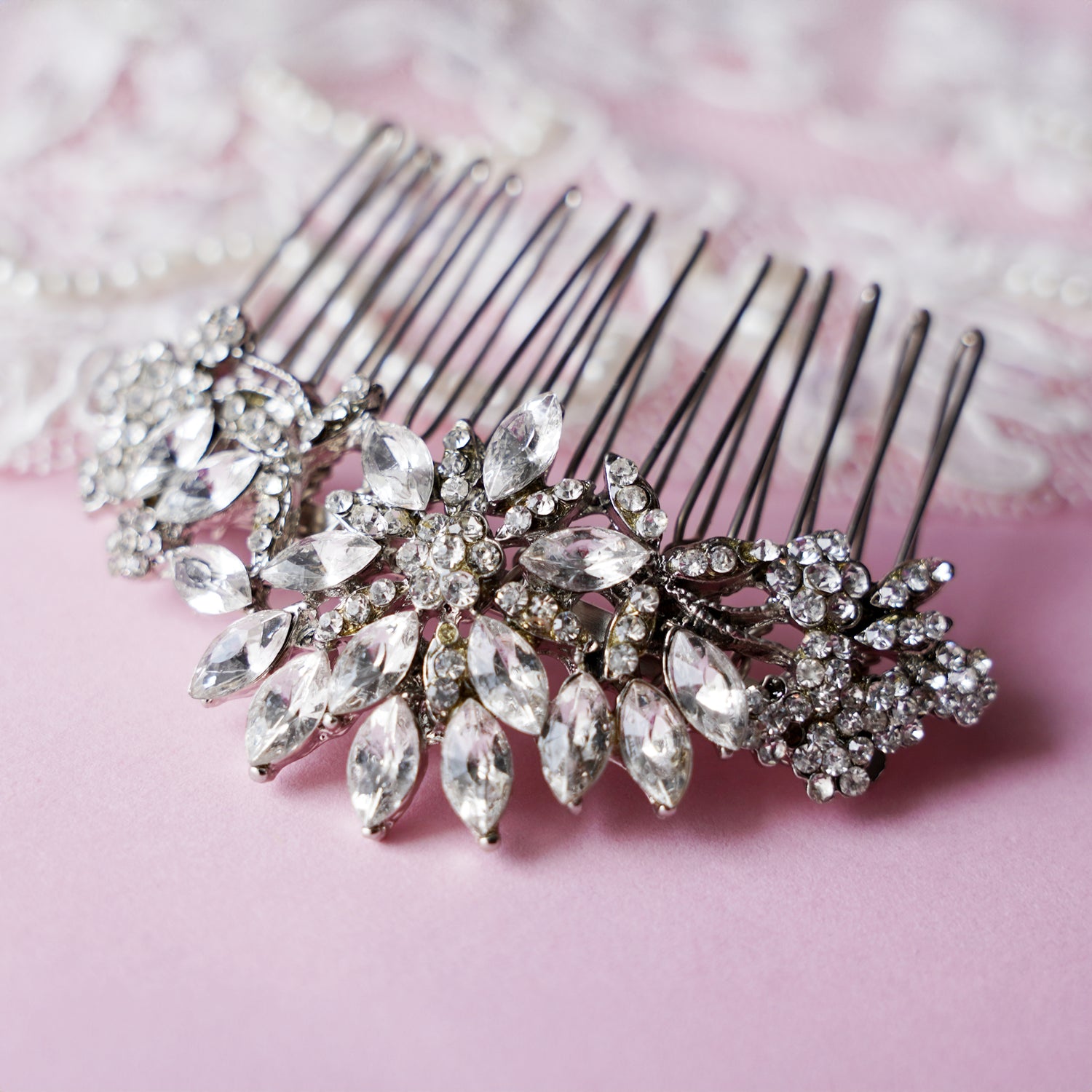 Bridal Rhinestone Crystal Comb