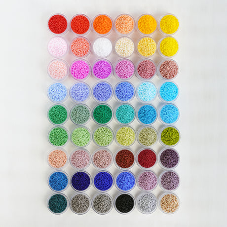 Preciosa Czech Seed Beads 11/0 Opaque – Jewelry & Beadwork Supplies – 23g Vials – 52 Color Options
