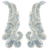 Beaded Wing Appliqué Motif – 13x5.5cm (2pcs) Sequin Embellishment