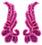 Beaded Wing Appliqué Motif – 13x5.5cm (2pcs) Sequin Embellishment