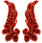 Beaded Wing Appliqué Motif – 13x5.5cm (2pcs) Sequin Embellishment