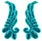 Beaded Wing Appliqué Motif – 13x5.5cm (2pcs) Sequin Embellishment