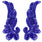 Beaded Wing Appliqué Motif – 13x5.5cm (2pcs) Sequin Embellishment