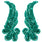 Beaded Wing Appliqué Motif – 13x5.5cm (2pcs) Sequin Embellishment