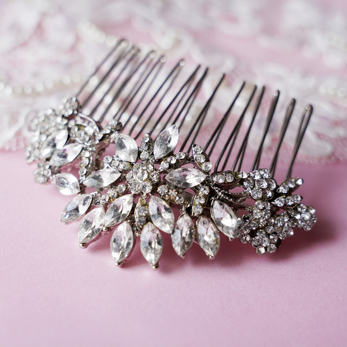 Bridal Rhinestone Crystal Comb